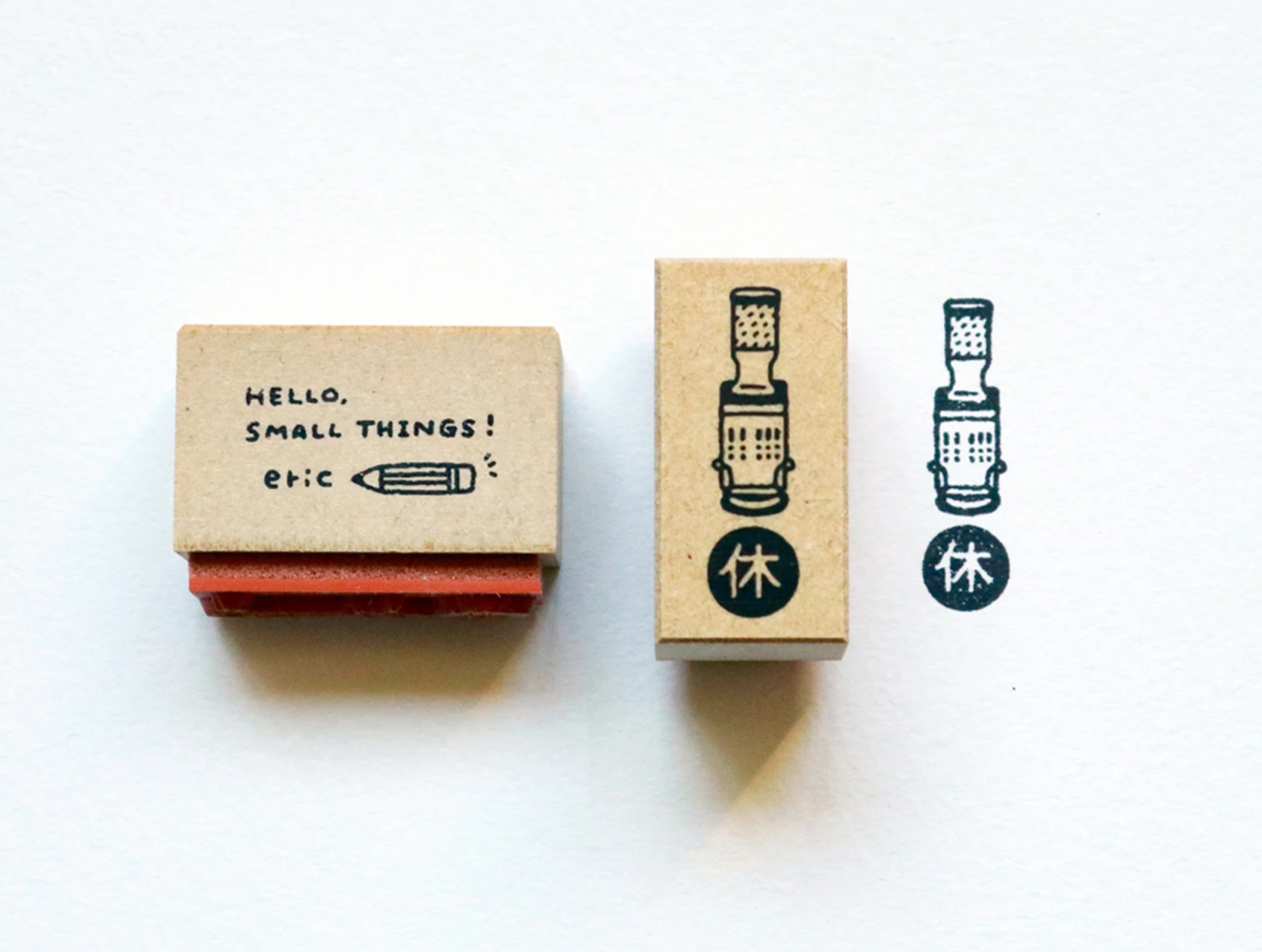 Eric Small Things x Sanby Rubber Stamp Set of 5 - Smidapaper Ikigai Shop