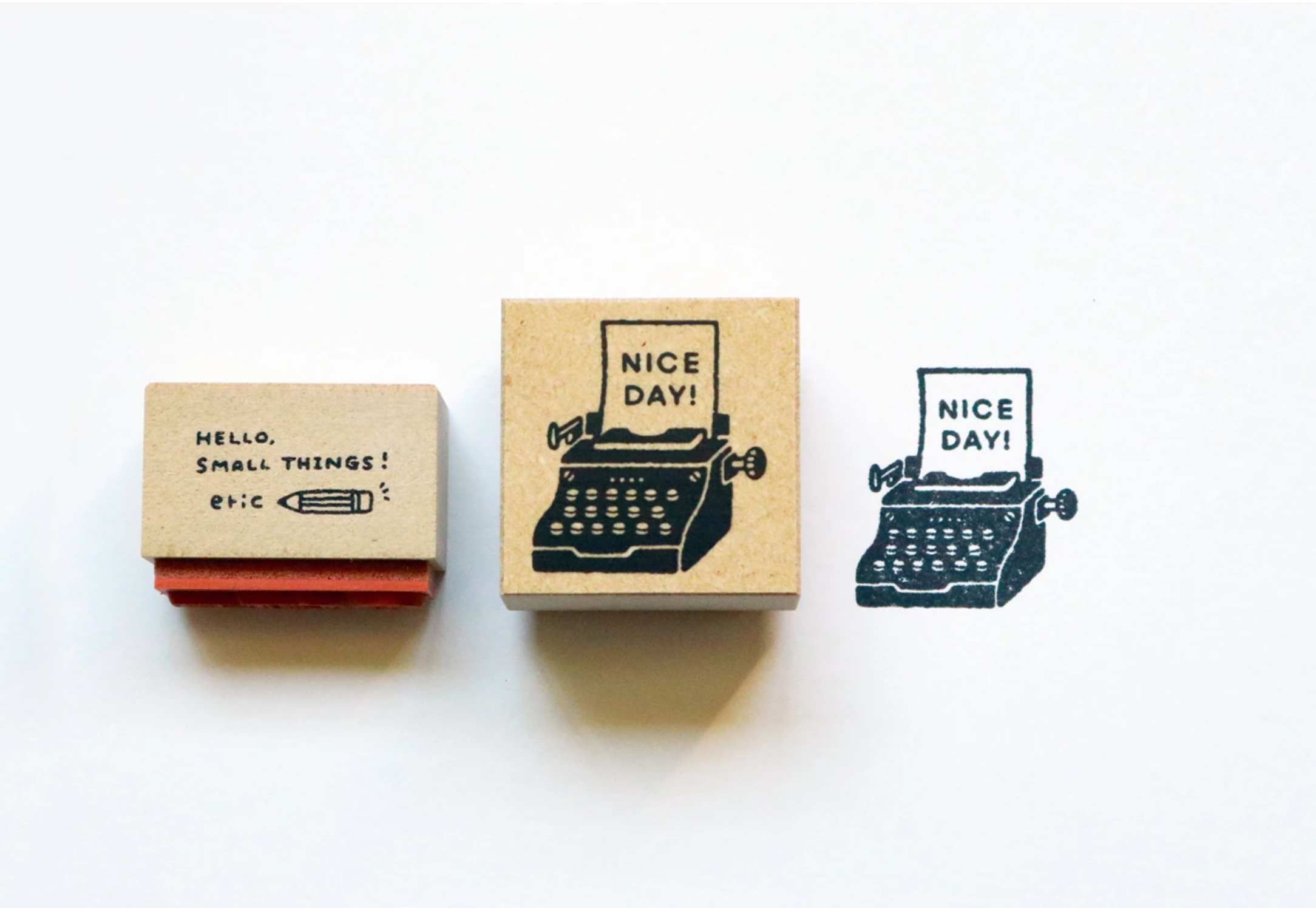 Eric Small Things x Sanby Rubber Stamp Set of 5 - Smidapaper Ikigai Shop