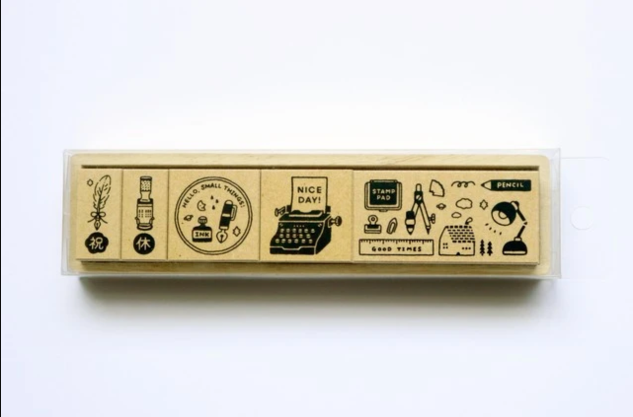 Eric Small Things x Sanby Rubber Stamp Set of 5 - Smidapaper Ikigai Shop