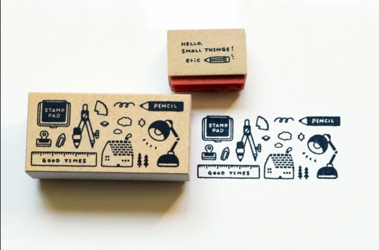 Eric Small Things x Sanby Rubber Stamp Set of 5 - Smidapaper Ikigai Shop