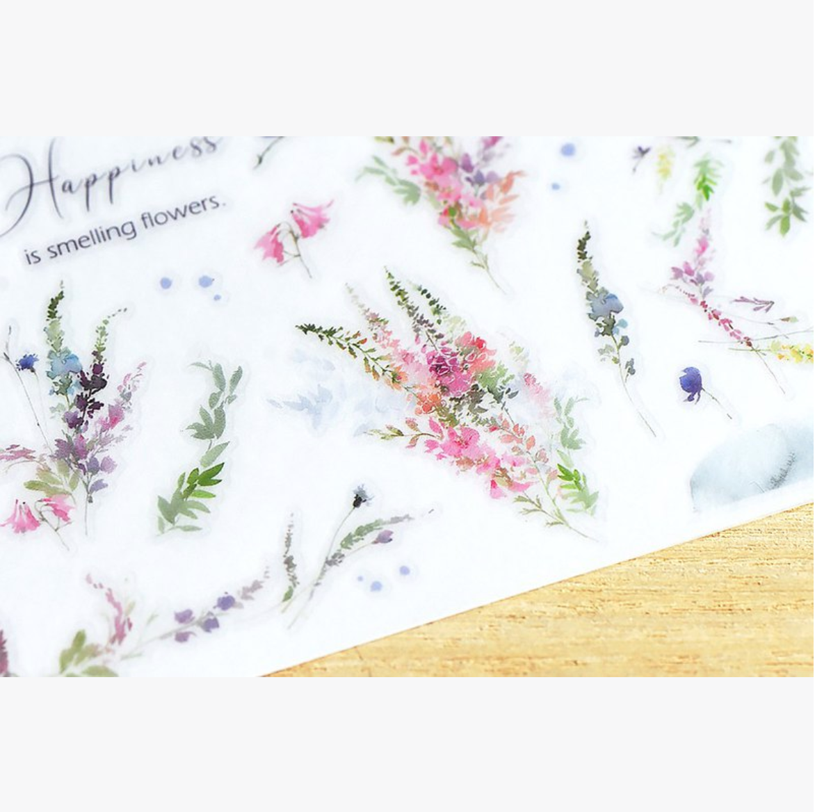 MU Print-On Stickers-147 Happiness is - Smidapaper Ikigai Shop