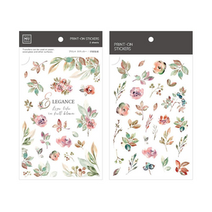 MU Print-On Stickers-142 Live Life in Full Bloom - Smidapaper Ikigai Shop