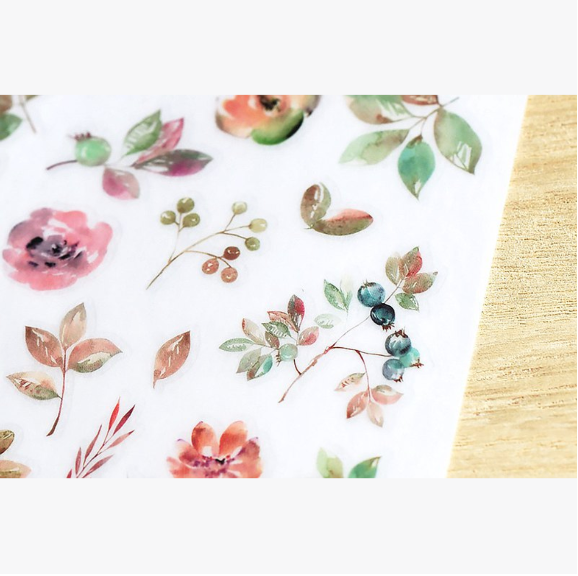 MU Print-On Stickers-142 Live Life in Full Bloom - Smidapaper Ikigai Shop