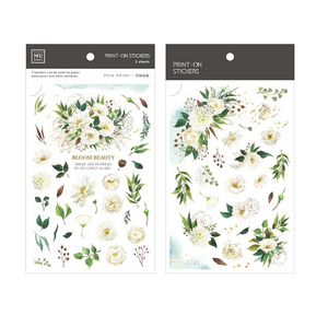 MU Print-On Stickers-141 Beautiful Blooms - Smidapaper Ikigai Shop