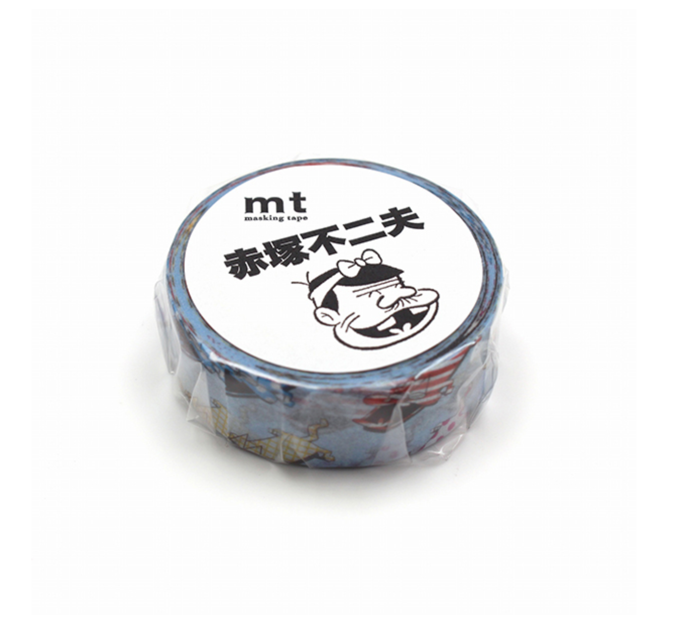 MT x Fujio Akatsuka Petanko Nyarome Washi Tape MTAFPR02 - Smidapaper Ikigai Shop