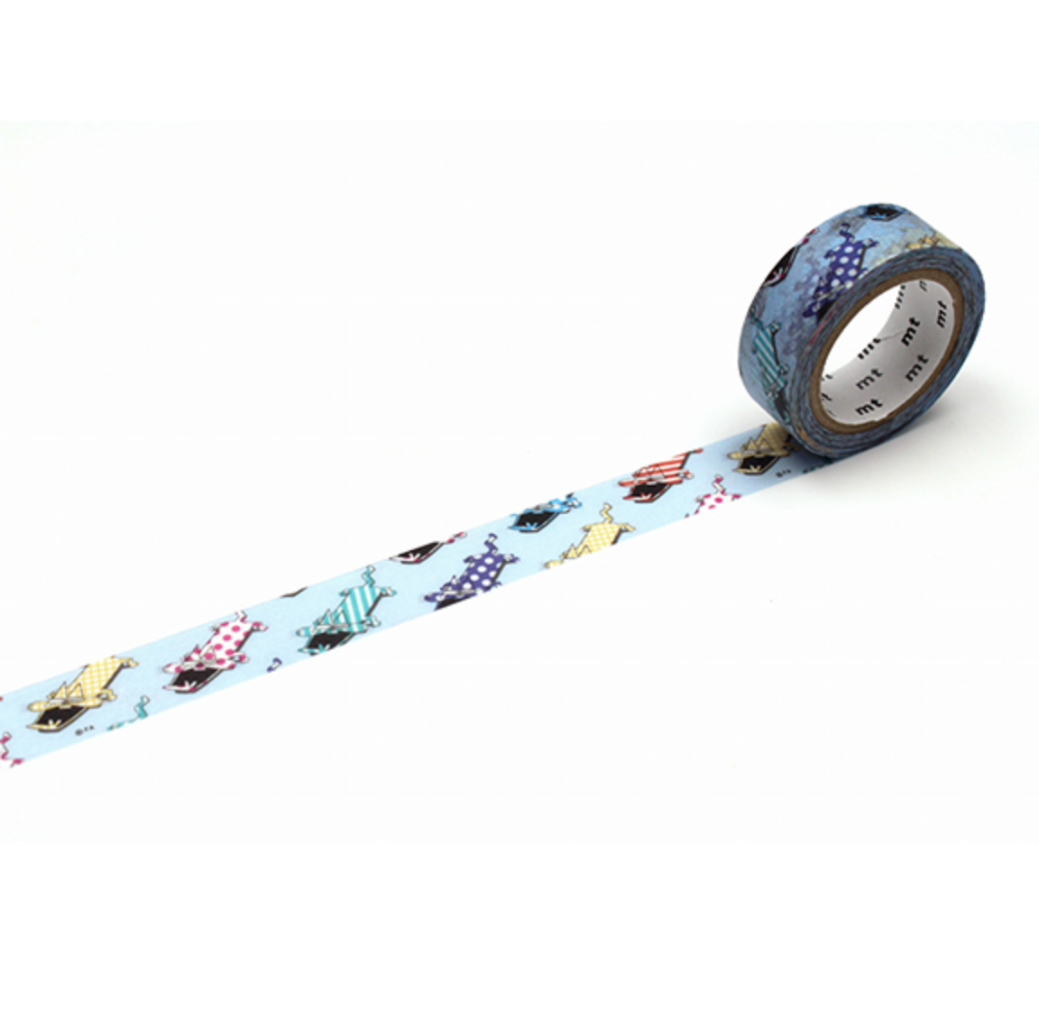 MT x Fujio Akatsuka Petanko Nyarome Washi Tape MTAFPR02 - Smidapaper Ikigai Shop