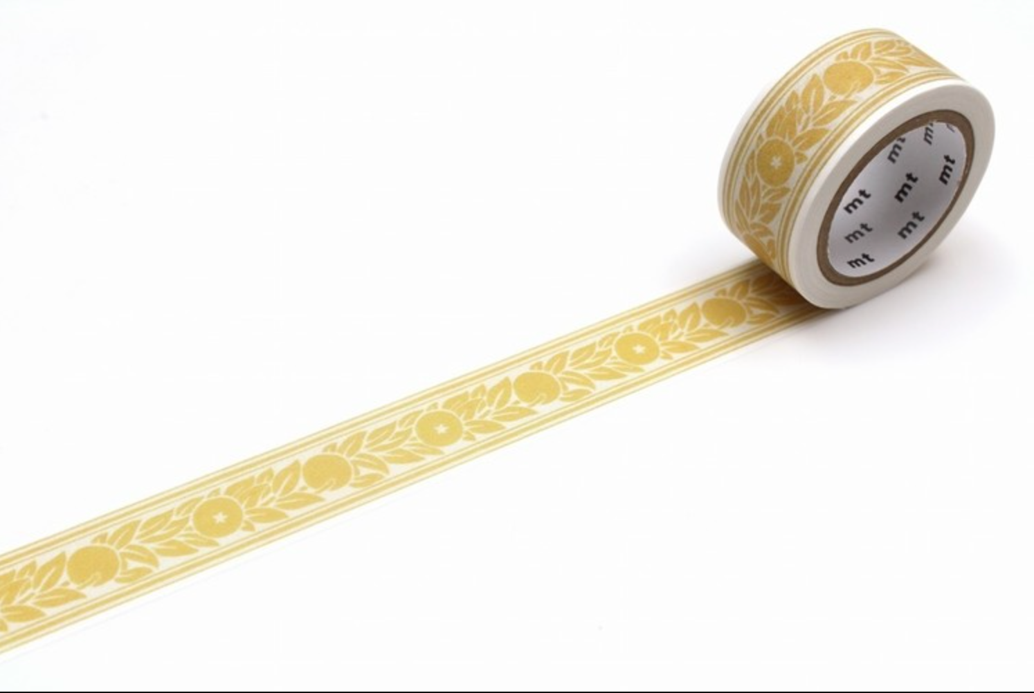MT x William Morris Orange Border Washi Tape MTWILL20 - Smidapaper Ikigai Shop