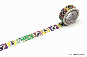 MT x Fujio Tezuka Characters Ribbon Knight x Flower Pattern Washi Tape MTTOPR02 - Smidapaper Ikigai Shop