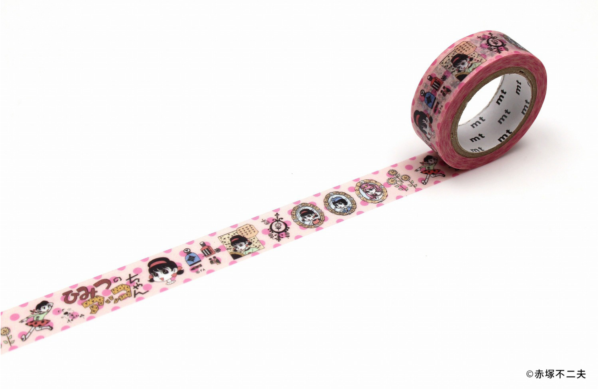 MT x Fujio Akatsuka Akko-chan's Transformation Washi Tape MTAFPR01 - Smidapaper Ikigai Shop
