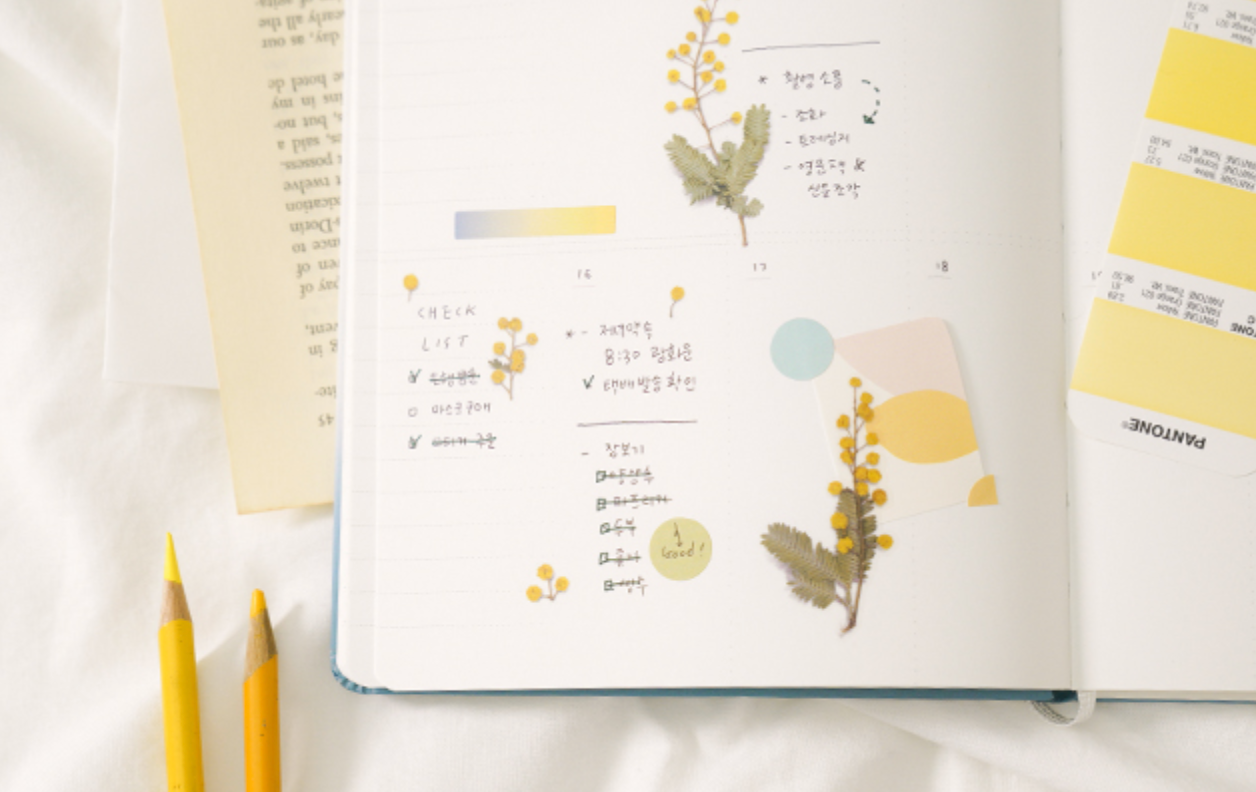 Appree Pressed Stickers- 024 Mimosa - Smidapaper Ikigai Shop