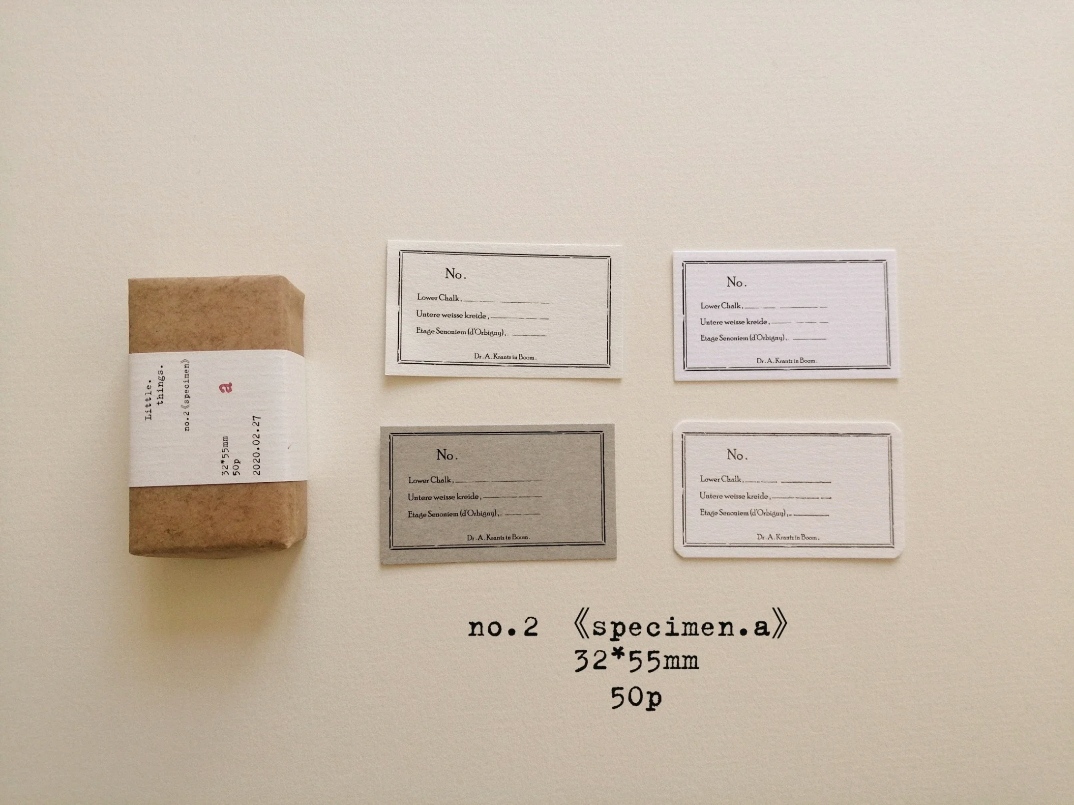 Banfan Little Labels (3 types) - Smidapaper Ikigai Shop