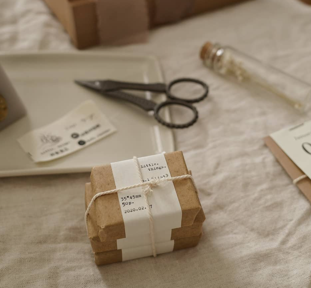 Banfan Little Labels (3 types) - Smidapaper Ikigai Shop