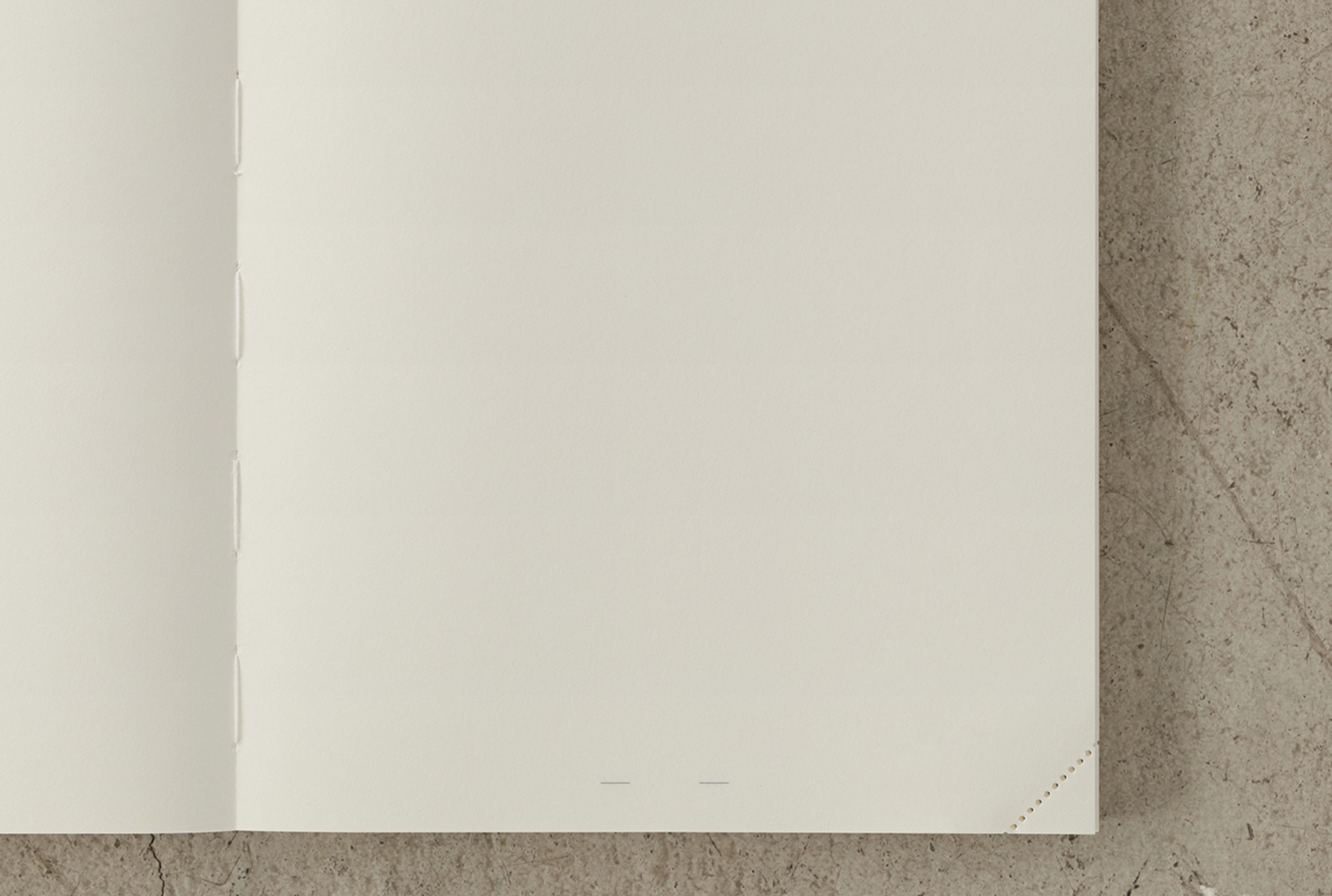 MD Notebook Journal [A5] Codex 1 Day 1 Page- Blank - Smidapaper Ikigai Shop