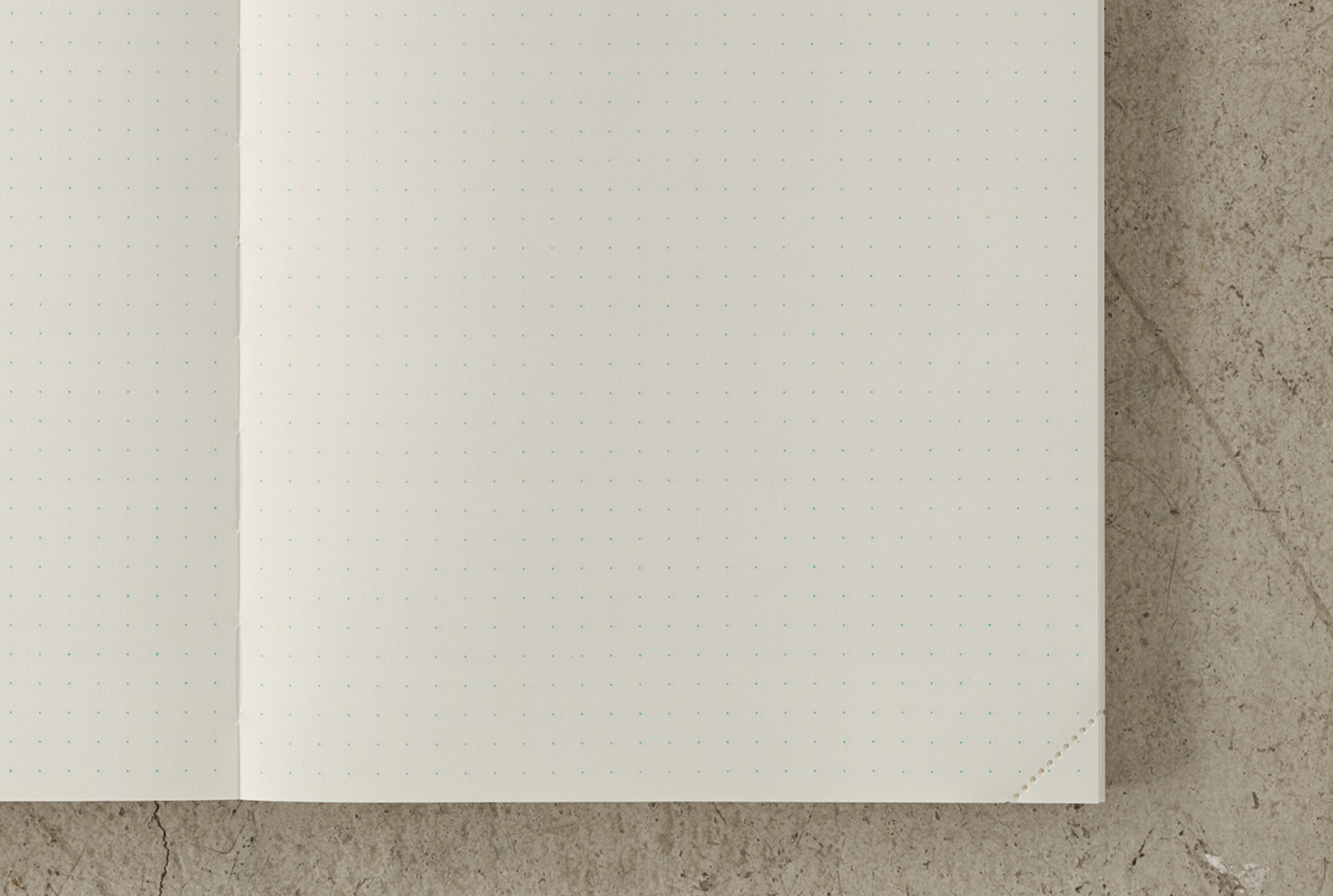 MD Notebook Journal [A5] Codex 1 Day 1 Page- Dot Grid - Smidapaper Ikigai Shop