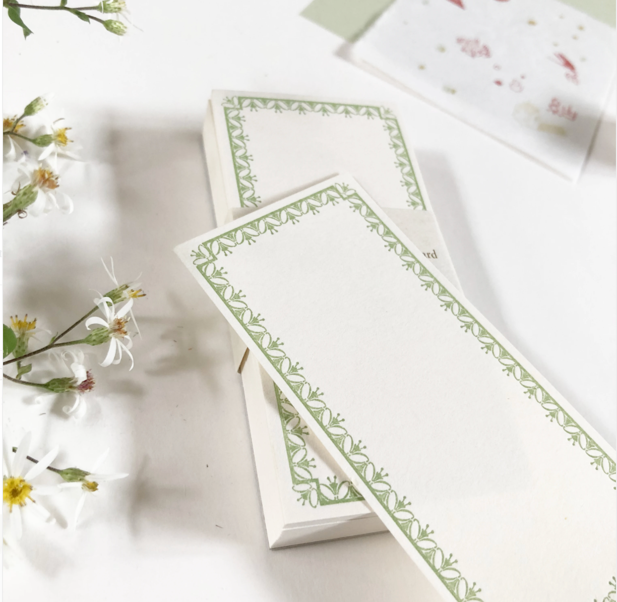 Nico Neco x Oeda Japanese Colour Letterpress Notecard: Aoni - Smidapaper Ikigai Shop