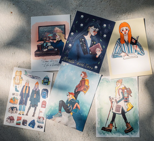La Dolce Vita Life is Beautiful Postcard (7 Individual Designs) - Smidapaper Ikigai Shop