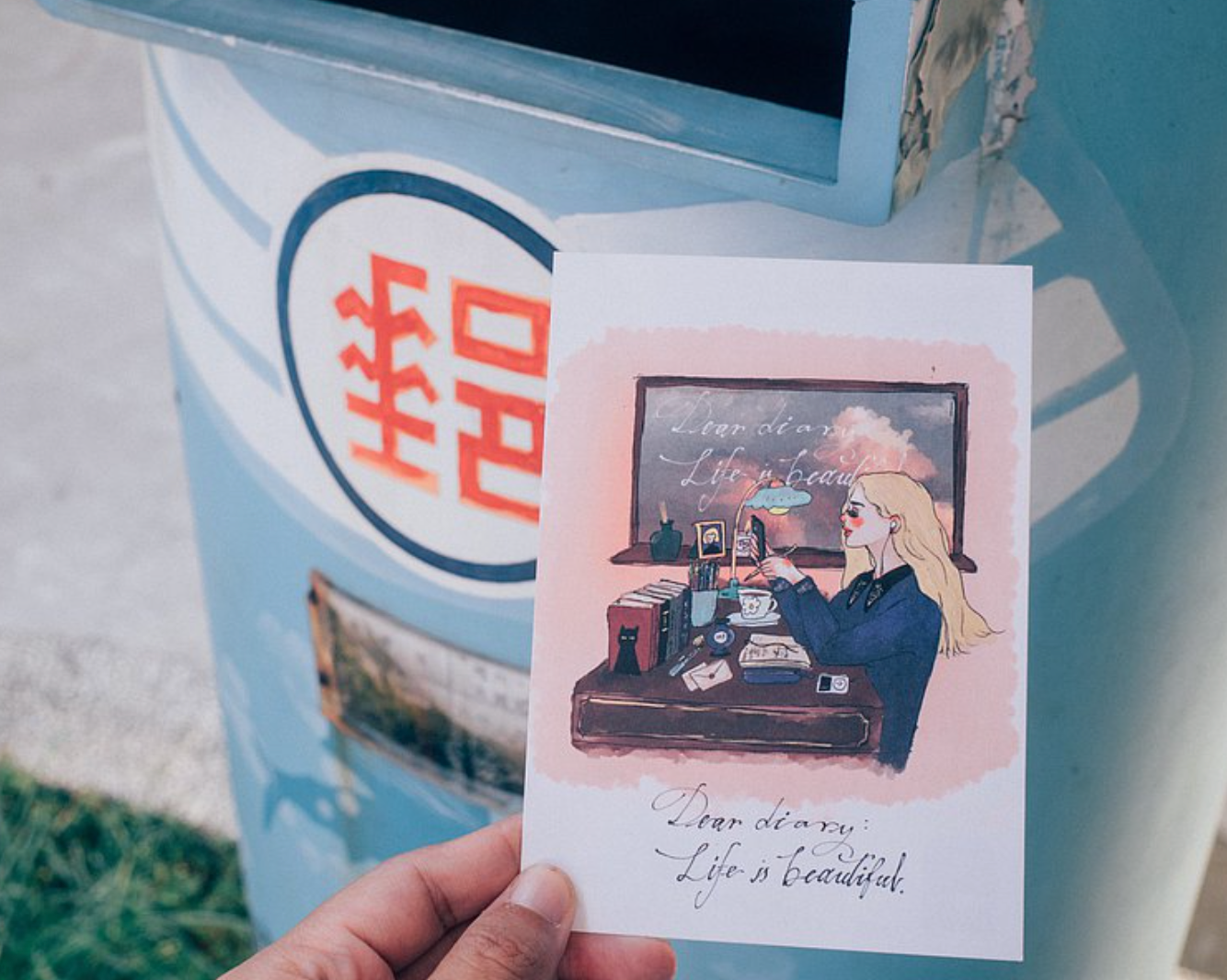 La Dolce Vita Life is Beautiful Postcard (7 Individual Designs) - Smidapaper Ikigai Shop