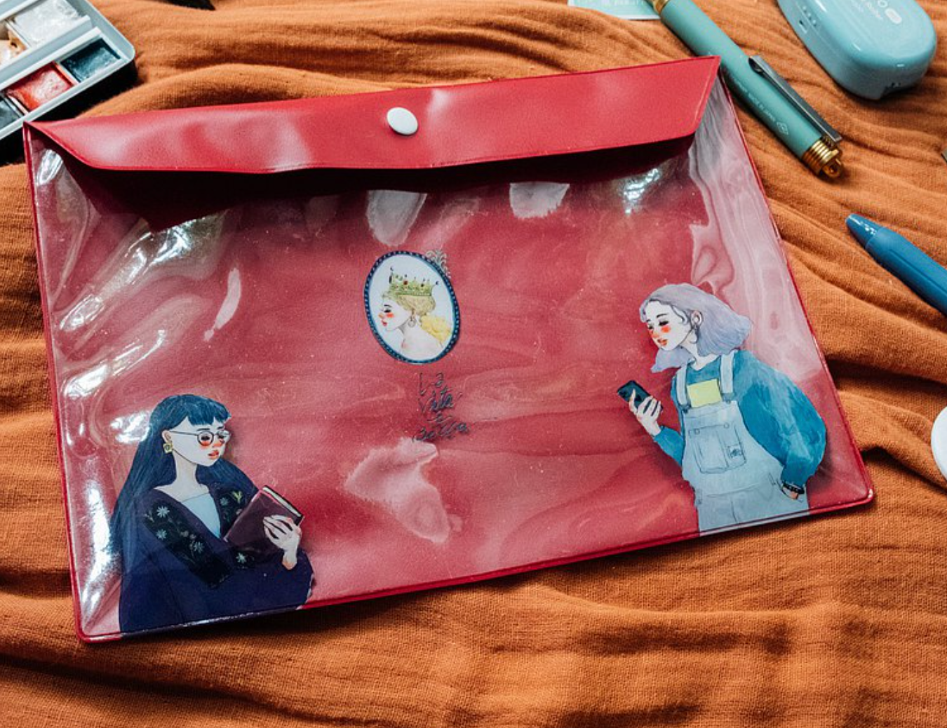 La Dolce Vita Life is Beautiful-Memory Keeper Bag - Smidapaper Ikigai Shop