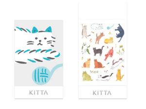 KITTA Seal Washi Tape- KITD014 Icon (Cat) - Smidapaper Ikigai Shop