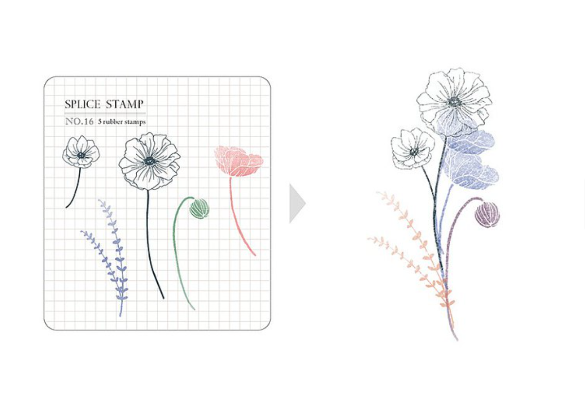 MU Lifestyle Splice Stamp | No. 16 - Smidapaper Ikigai Shop