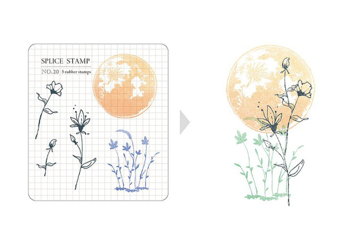 MU Lifestyle Splice Stamp | No. 20 - Smidapaper Ikigai Shop