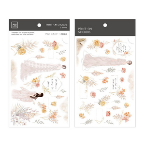 MU Print-On Stickers-149 A Flower Waiting to Bloom - Smidapaper Ikigai Shop