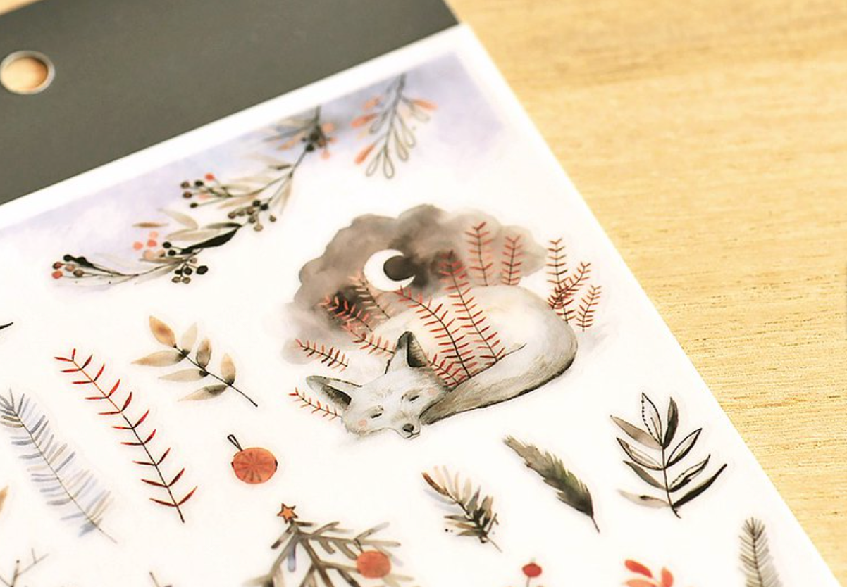 MU Print-On Stickers-154 Hello Cold Days - Smidapaper Ikigai Shop