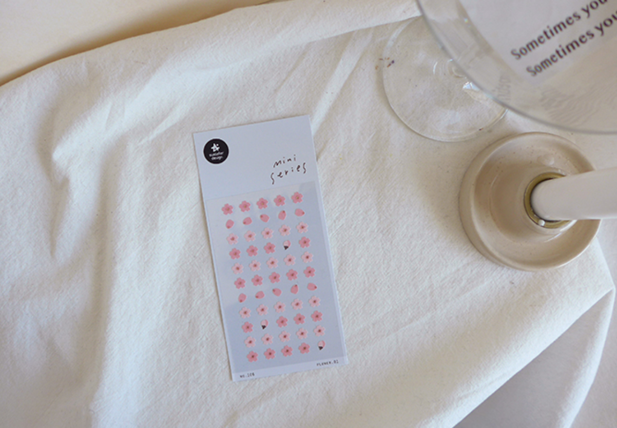 Suatelier Mini Series Stickers- Flower .01 - Smidapaper Ikigai Shop