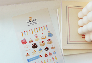 Suatelier Cake is here! Stickers - Smidapaper Ikigai Shop