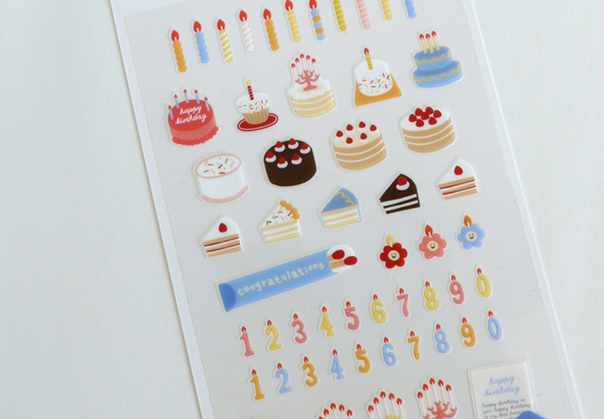 Suatelier Cake is here! Stickers - Smidapaper Ikigai Shop