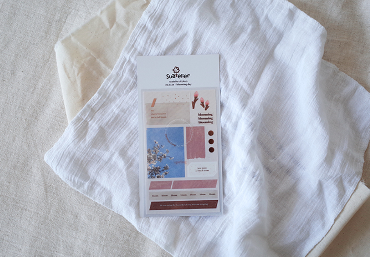 Suatelier Blooming Day Stickers - Smidapaper Ikigai Shop
