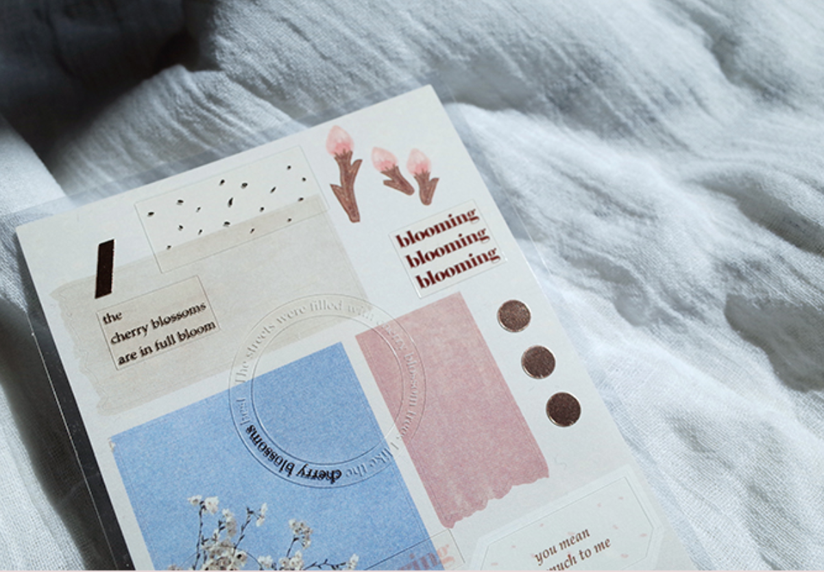 Suatelier Blooming Day Stickers - Smidapaper Ikigai Shop