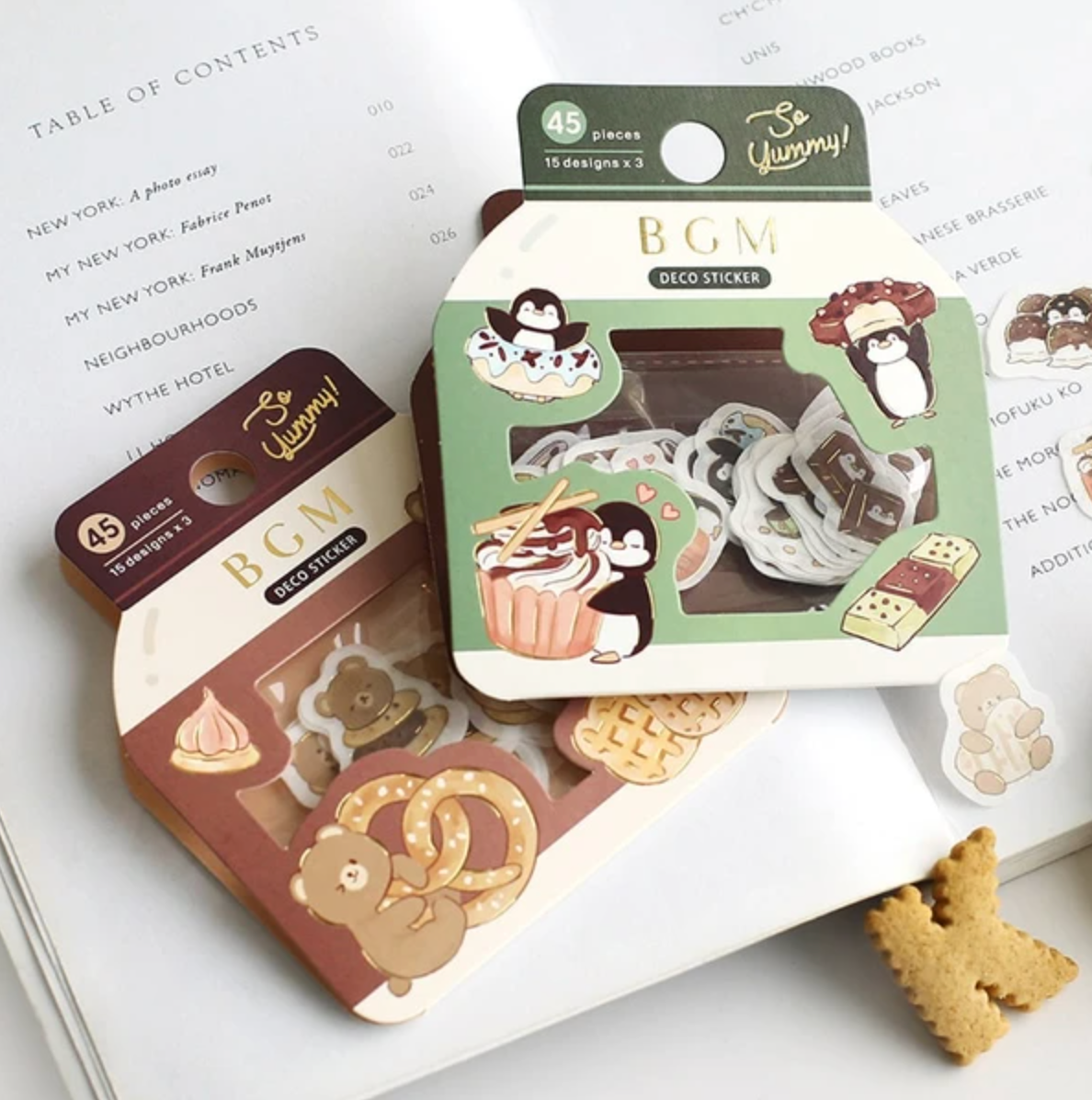 BGM Chocolate Penguin Flake Seal - Smidapaper Ikigai Shop