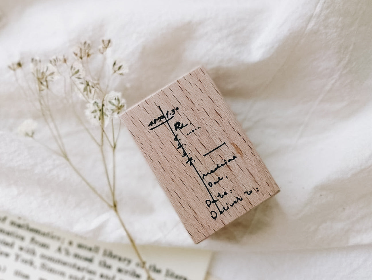 Banfan No. 3 Vertical Strikeout Rubber Stamp Set (set of 5/individual) - Smidapaper Ikigai Shop