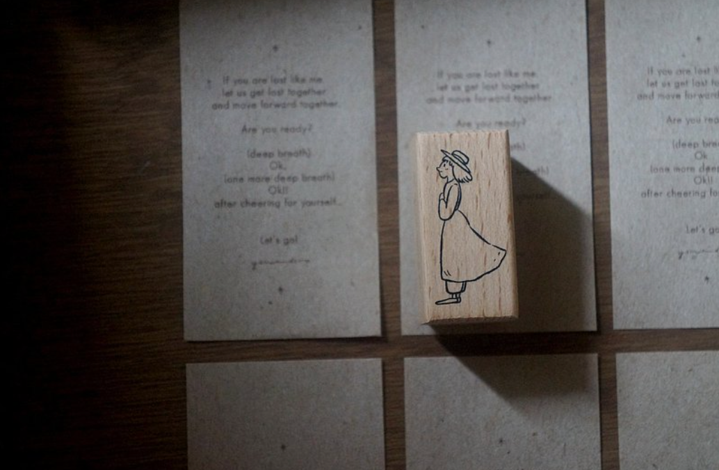 Yamadoro Ready? Go! Rubber Stamp - Smidapaper Ikigai Shop