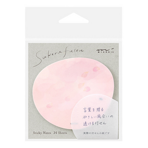 Midori Sukeru Fusen Sticky Notes-Petal Pink - Smidapaper Ikigai Shop