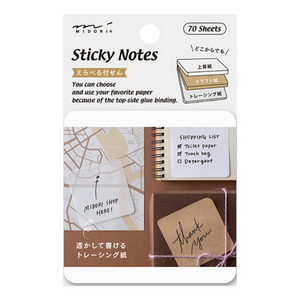 Midori Selectable Sticky Note-Plain - Smidapaper Ikigai Shop