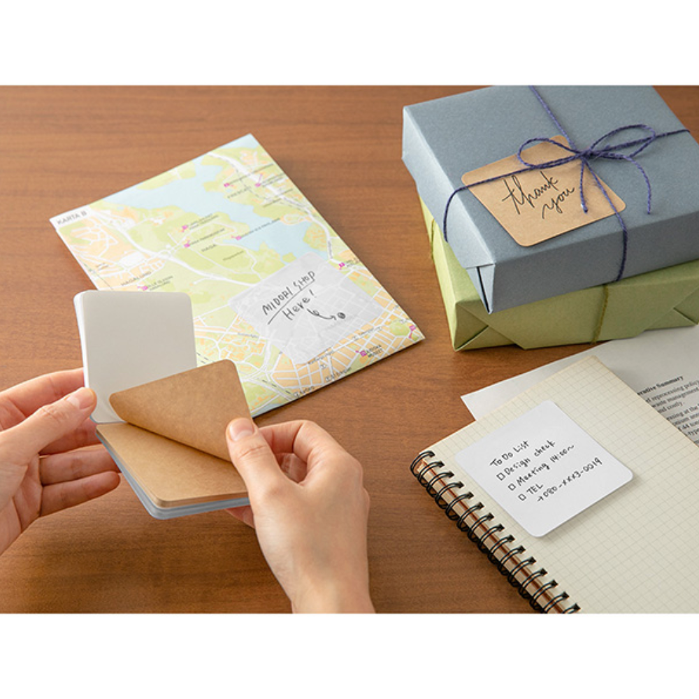 Midori Selectable Sticky Note-Plain - Smidapaper Ikigai Shop