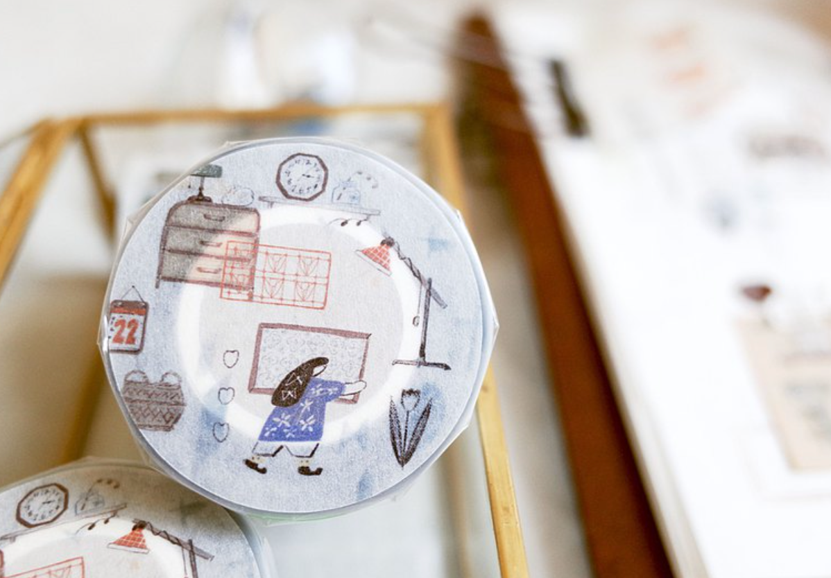 Misshoegg Antique Shop PET Tape - Smidapaper Ikigai Shop