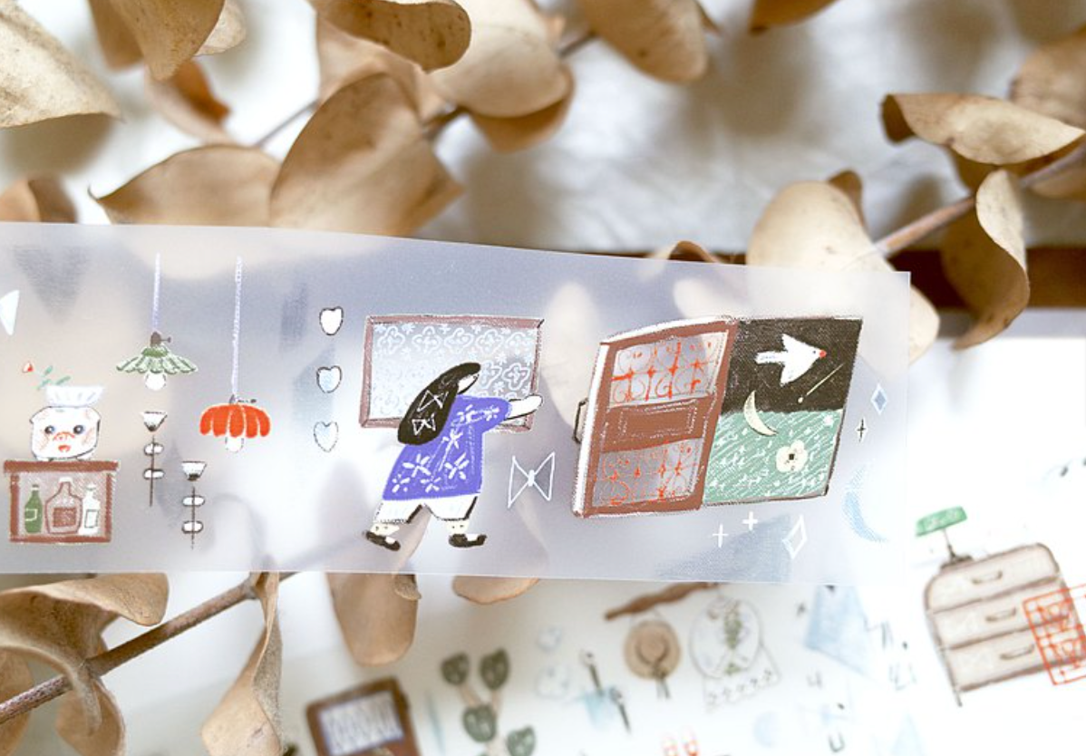 Misshoegg Antique Shop PET Tape - Smidapaper Ikigai Shop