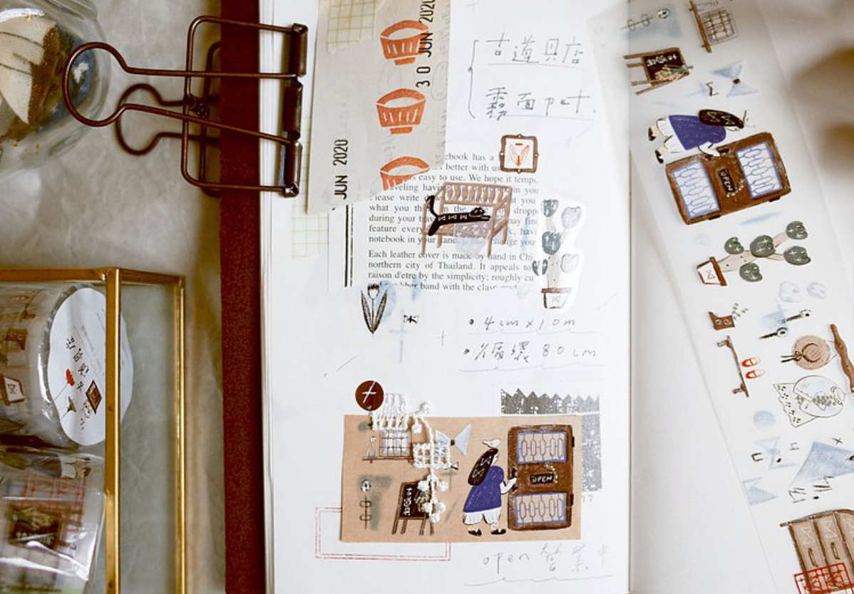 Misshoegg Antique Shop PET Tape - Smidapaper Ikigai Shop