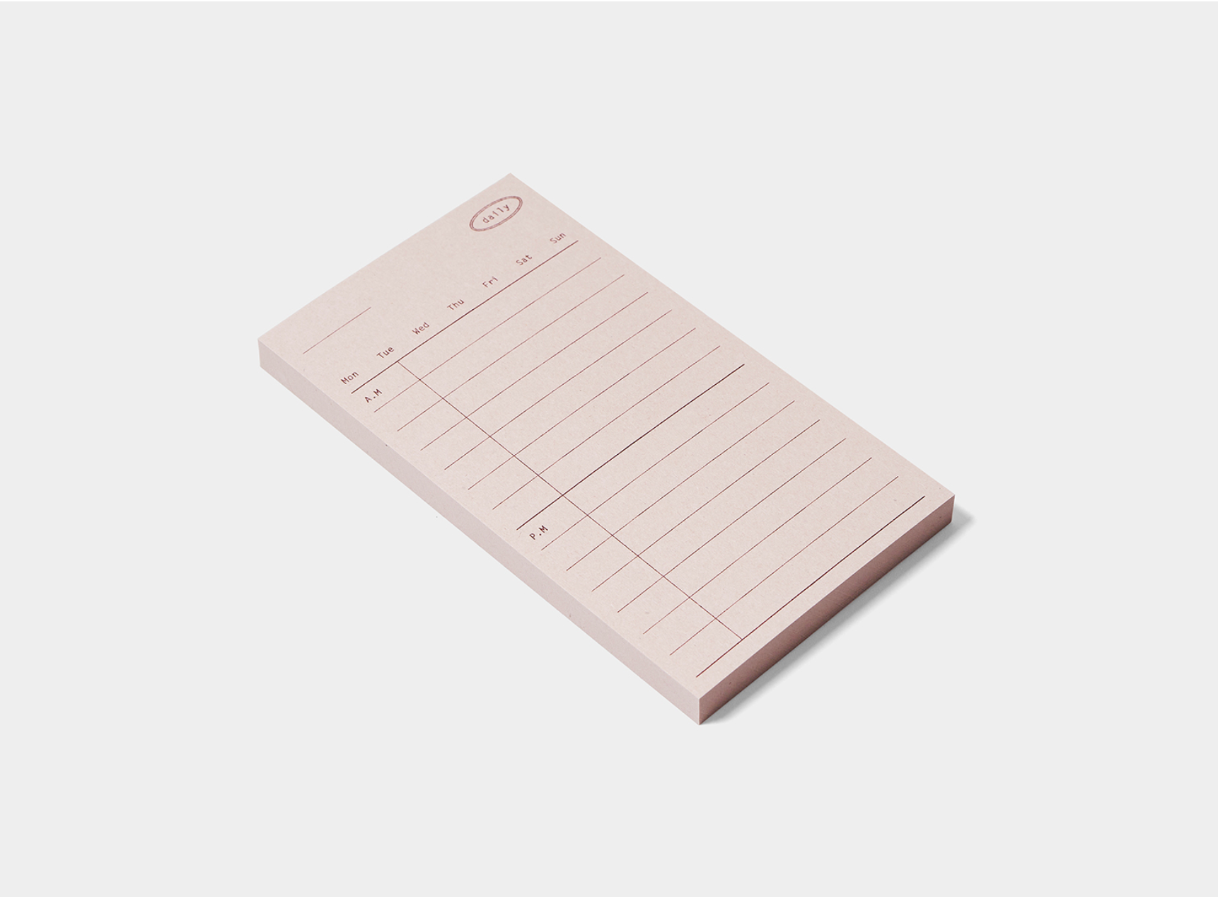 Plain Memo Pad: Daily Memo - Smidapaper Ikigai Shop