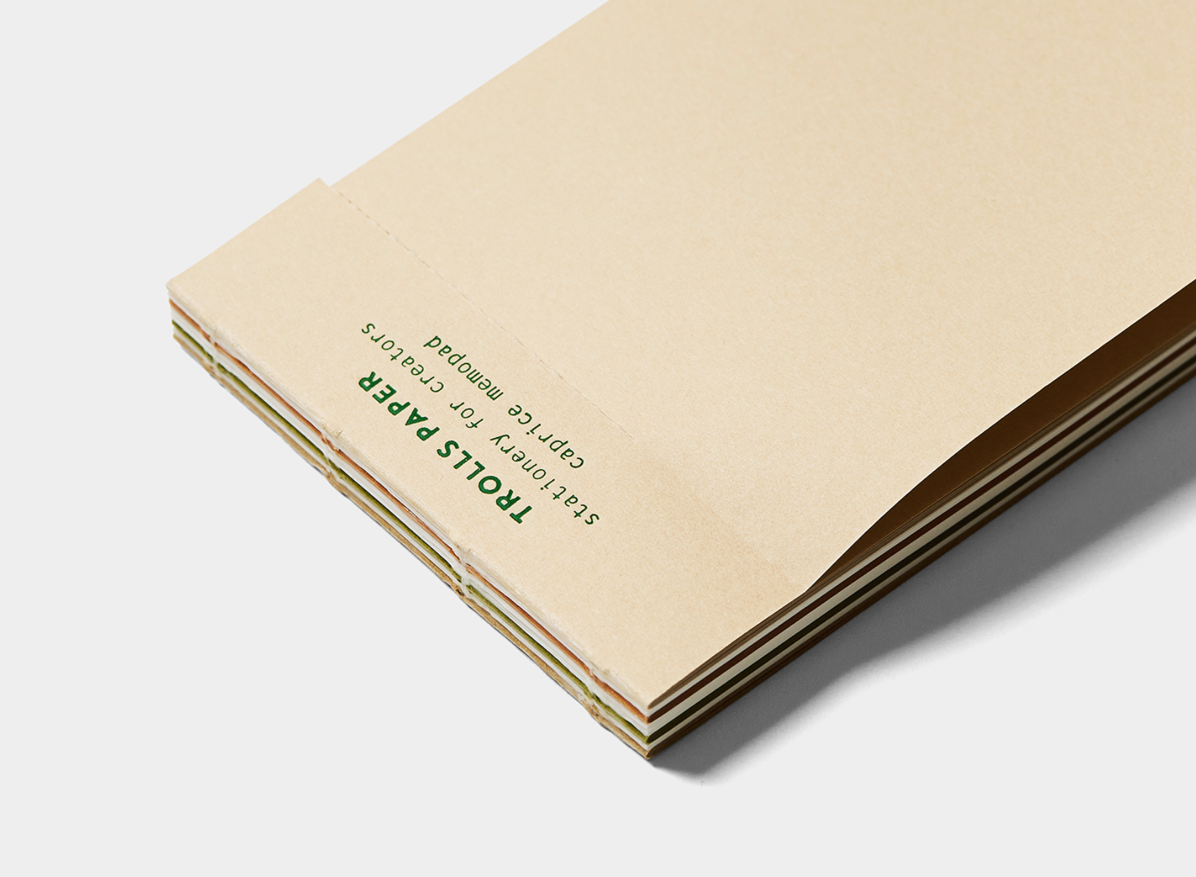Caprice Memo Pad: Beige - Smidapaper Ikigai Shop