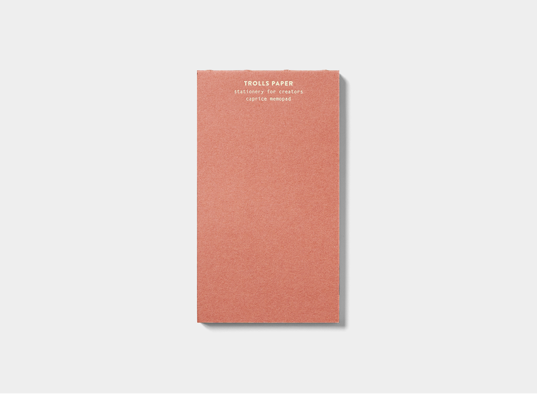 Caprice Memo Pad: Rose - Smidapaper Ikigai Shop