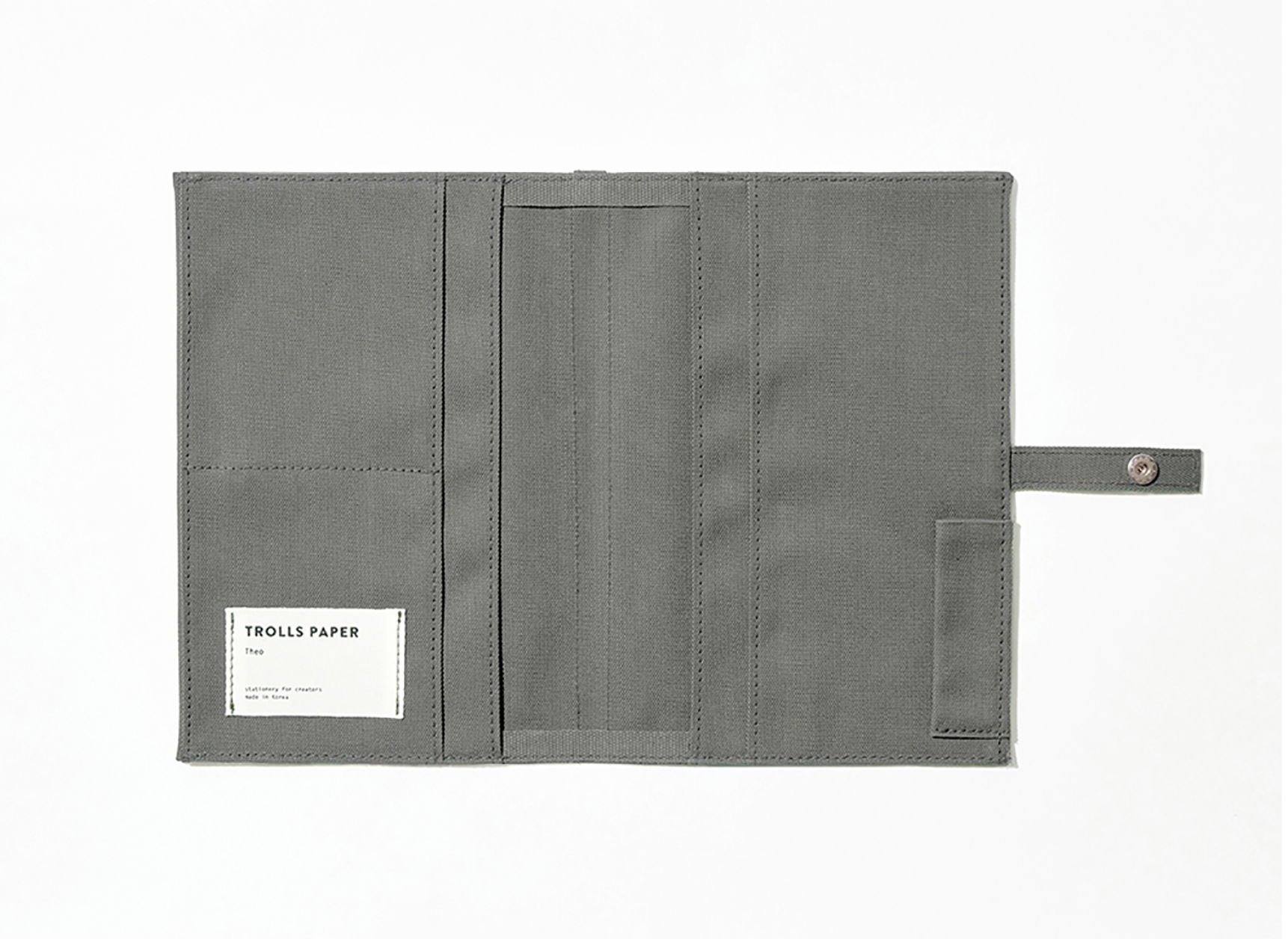 Soft Fabric Jacket: Charcoal - Smidapaper Ikigai Shop