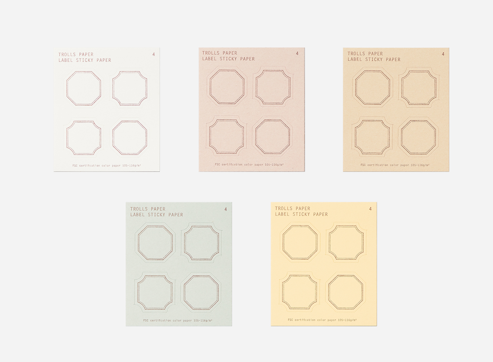 Label Sticky Paper: Type B - Smidapaper Ikigai Shop