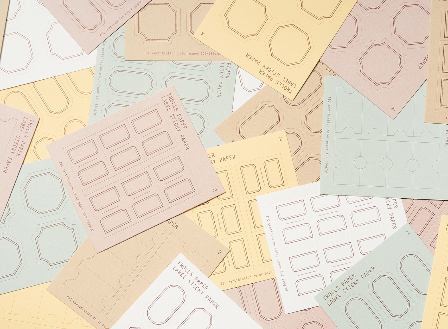 Label Sticky Paper: Type B - Smidapaper Ikigai Shop