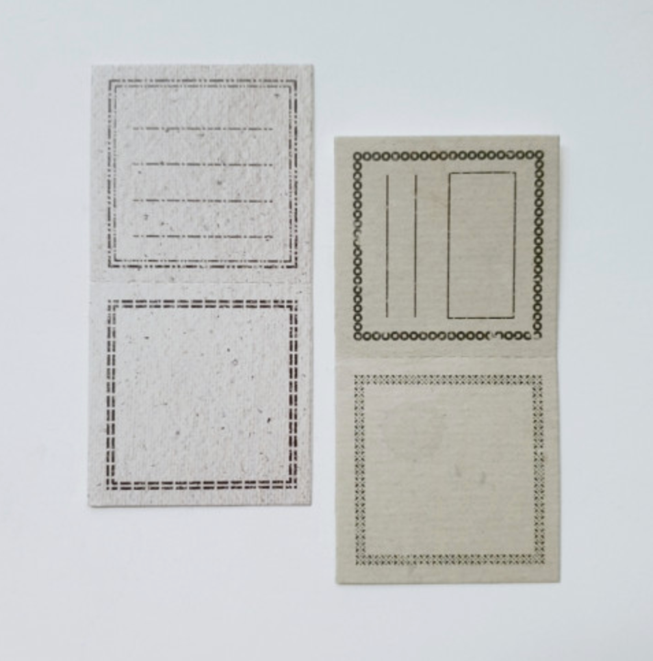 Two Tier Labels (4 colours) - Smidapaper Ikigai Shop