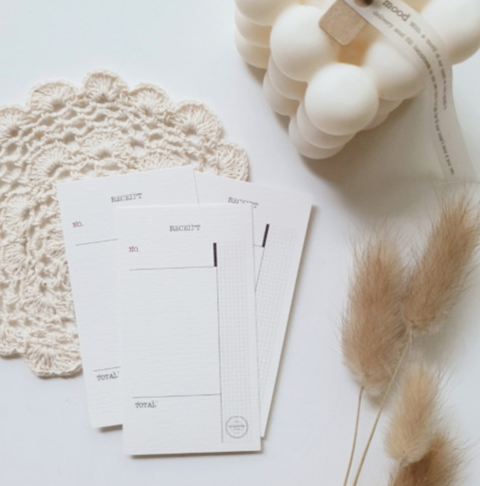 Receipt Labels - Smidapaper Ikigai Shop