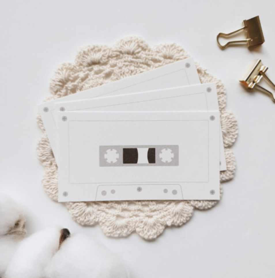 Cassette Tape Labels - Smidapaper Ikigai Shop